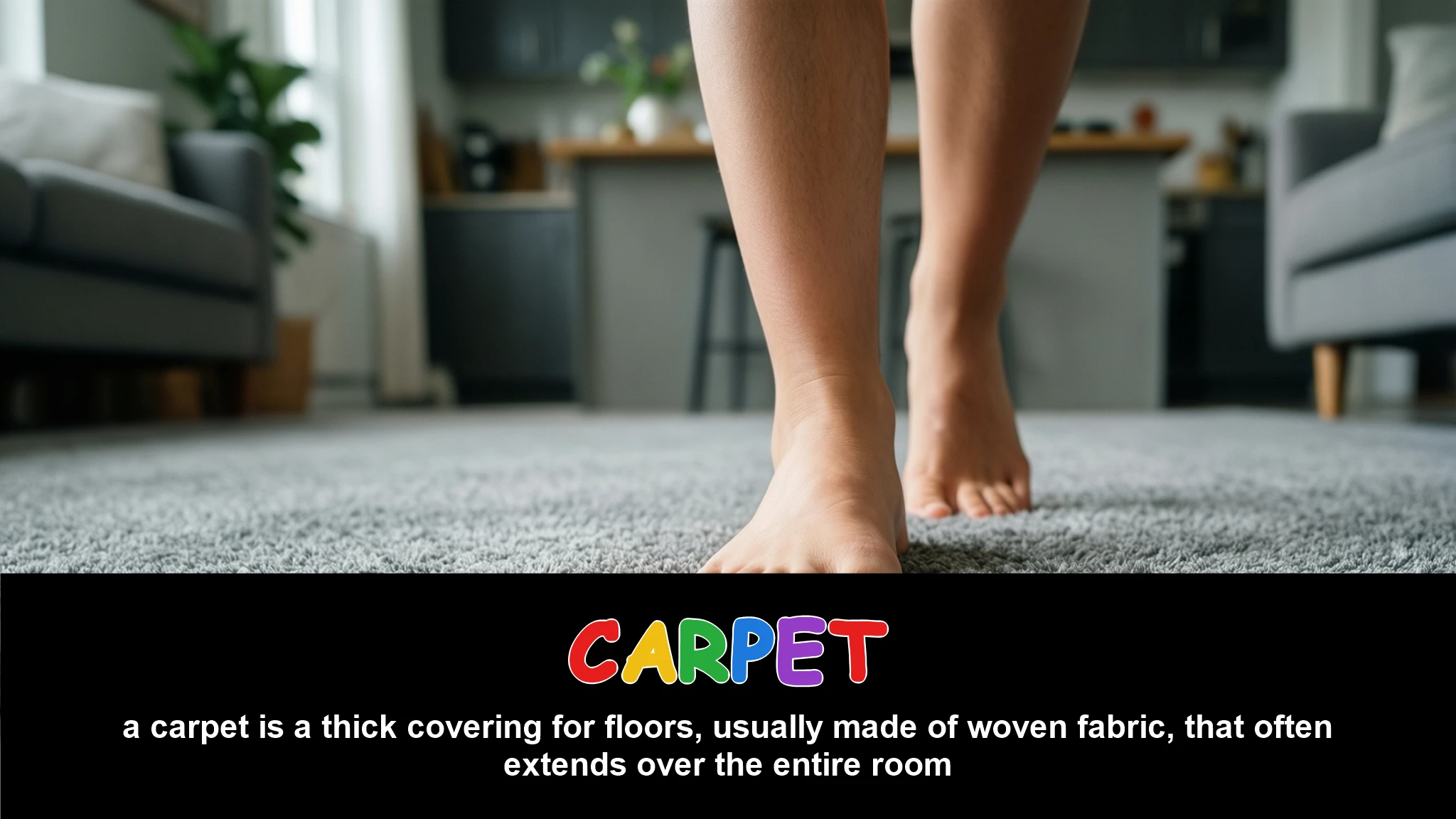English Illustration for carpet
